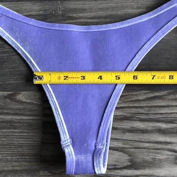 Hoaka Swimwear Lilac Velvet Hip Bikini Bottom Cheeky X Large Neoprene - Picture 12 of 13